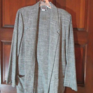 Black White MARILYN TOGS Jacket Large